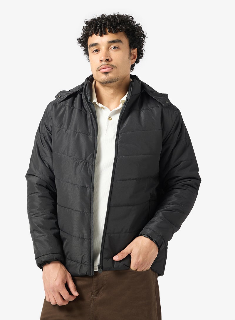Seventy Five Puffer Jacket w Hood - Image 1