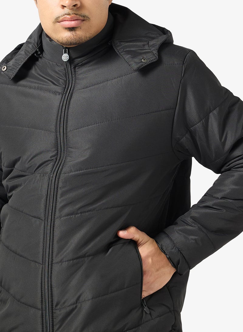 Seventy Five Puffer Jacket w Hood - Image 3