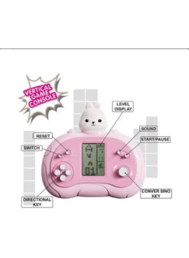 Handheld Retro Brick Game Console Built-in Classic Games, Puzzle Children's Game Console - 2025 Best Gifts (Rabbit) - Image 3