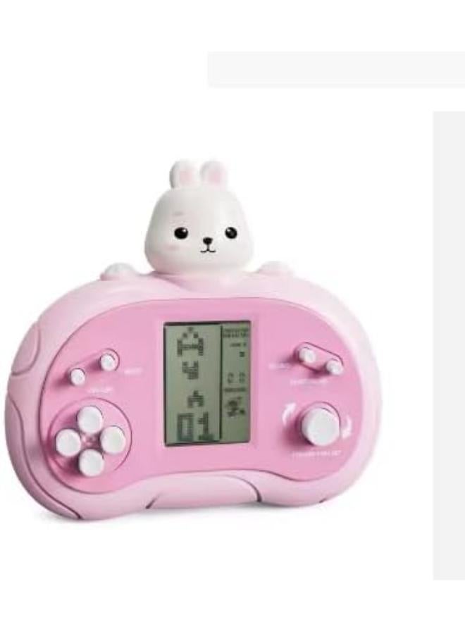 Handheld Retro Brick Game Console Built-in Classic Games, Puzzle Children's Game Console - 2025 Best Gifts (Rabbit) - Image 1