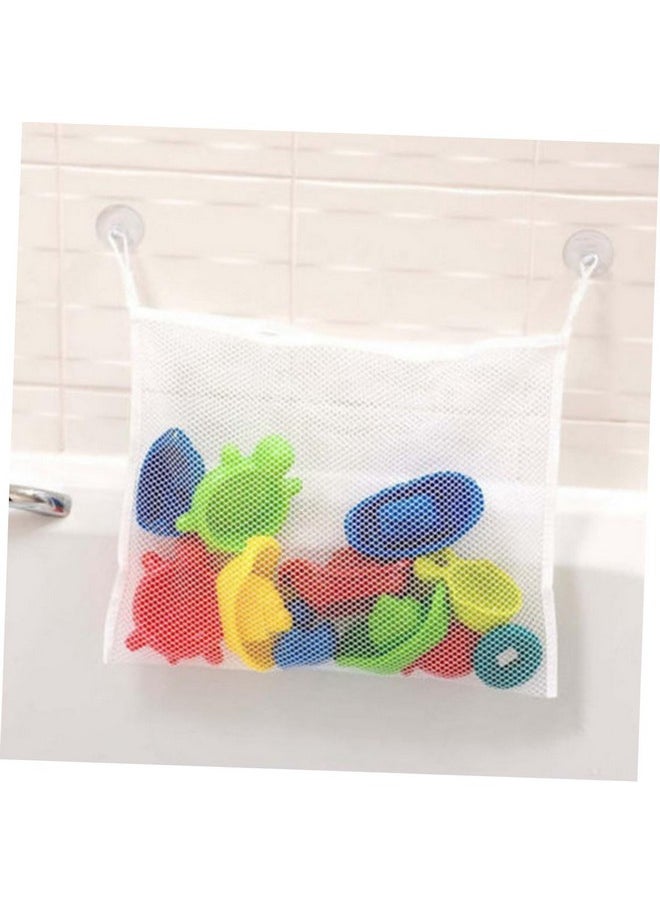 Toyvian Toyvian Toy Storage Container for Bathroom Net Storage Bag Child White Take a Bath  - Image 3