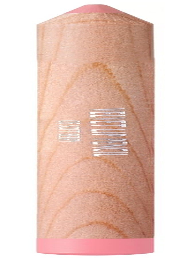 كليو بروفيشنال قلم تحديد الشفاه المخملي الخشبي من كليو - قلم تحديد شفاه يدوم طويلاً، بلمسة نهائية غير لامعة، قابل للبري (005 سوفت بيري)