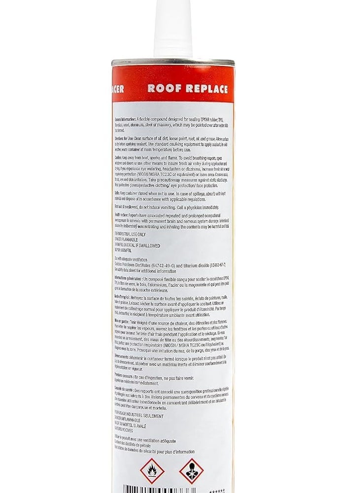 Dicor 501LSW-1 HAPS-Free Self-Leveling Lap Sealant - 10.3 Oz, White for RV Roofing and Maintenance - Image 3
