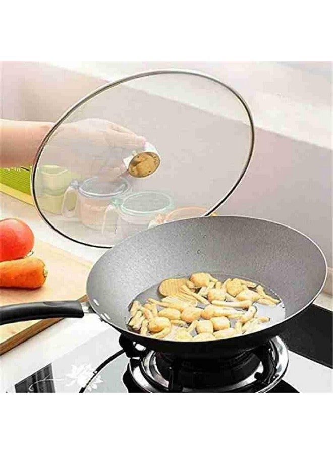 ROYALS غطاء وعاء / إناء من الفولاذ المقاوم للصدأ من رويالز (6،7،8،9 بوصة، مجموعة 4 قطع) | أغطية شبكية للمطبخ للأواني - Image 2