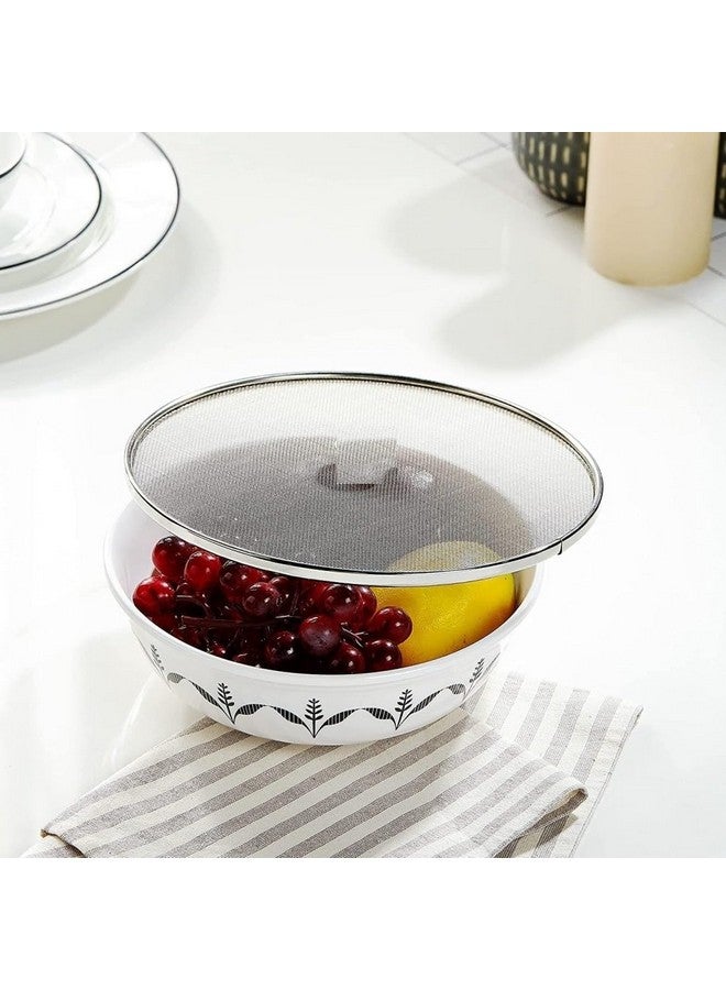 ROYALS غطاء وعاء / إناء من الفولاذ المقاوم للصدأ من رويالز (6،7،8،9 بوصة، مجموعة 4 قطع) | أغطية شبكية للمطبخ للأواني - Image 4