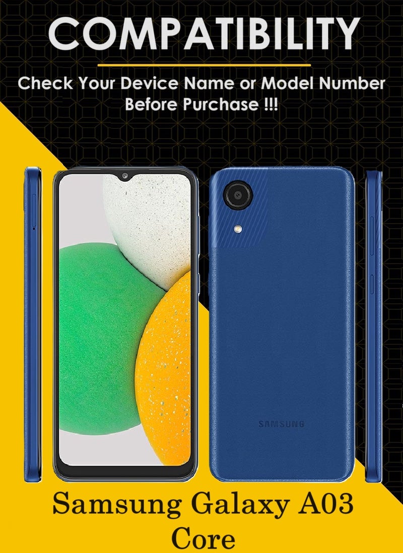 AINA 2 Pieces Tempered Glass Screen Protector 5D Designed For Samsung Galaxy A03 Core Full Glue Edge to Edge Full Screen Coverage And Bubble Free - Image 3