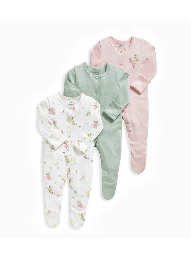 SKT Shiketro Cotton Newborn Onesie Baby Clothes Three-Piece Set 