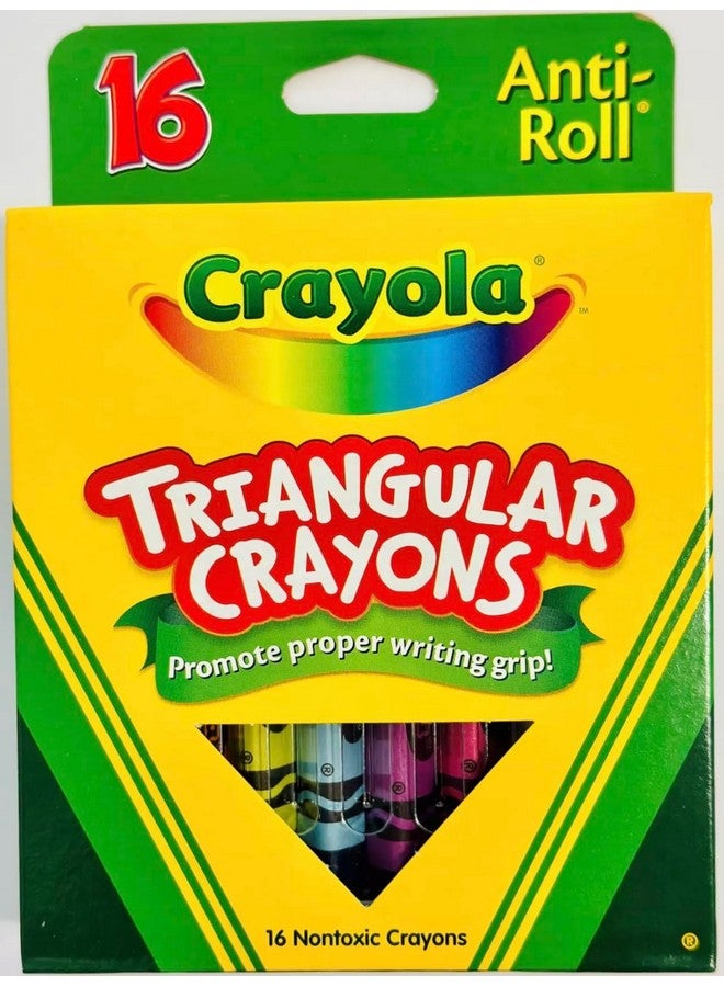 Crayola Triangular Anti-roll Crayons