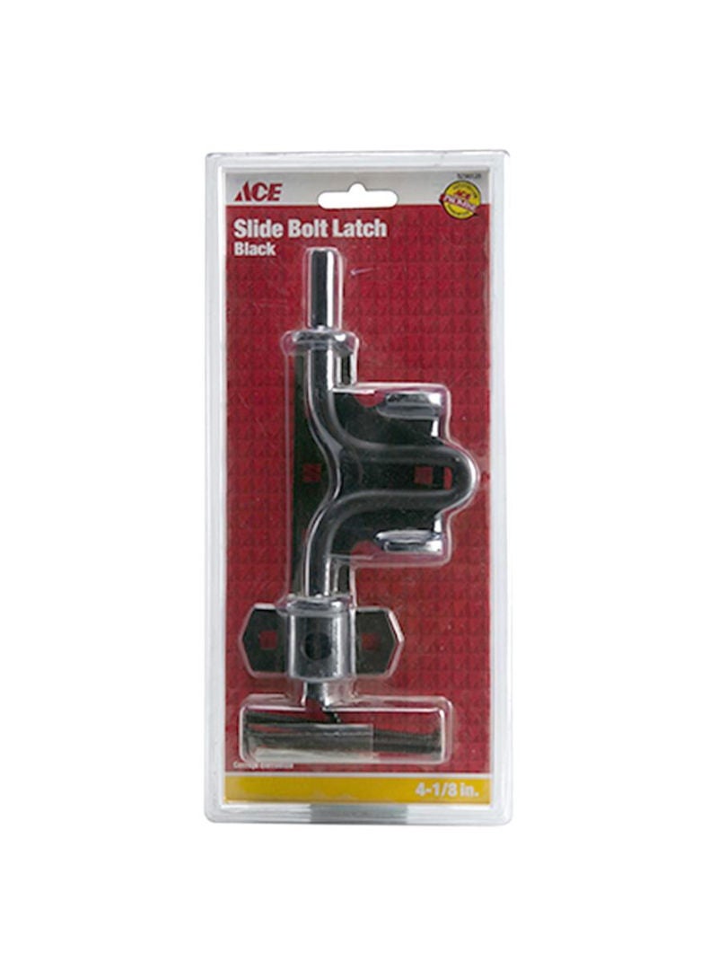 ACE Slide Bolt Latch 10.5 Cm Black