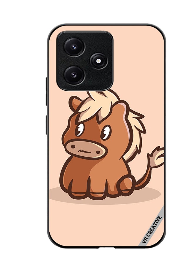 VR CREATIVE Protective Case Cover For Xiaomi Poco M6 Pro 5G Horse Cartoon Design Multicolour - Image 1