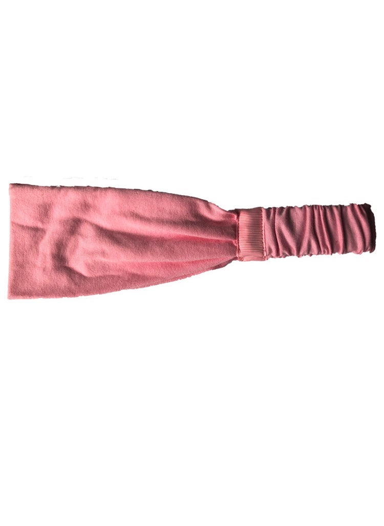 Generic 2012 Running Hair Belt Wash Face Belt Internet Popular Yoga Silk Scarf Hair Band Ribbon Stitching Simple Headband Headwear Cotton Pink 
