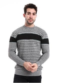 Caesar Mens Wool Pullover With Multi Design  - Image 1