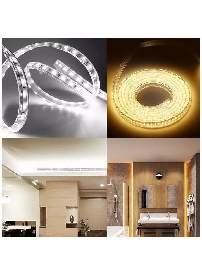 الروضة للإضاءة شريط إضاءة ليد أصفر وورم 80 متر +8 فيشة - Image 2