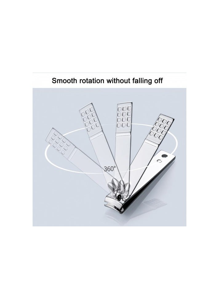 4-Piece  Nail Clipper Set – Stainless Steel Nail Care Kit with Ear and Foot Tools – Travel-Size Pink PU Case – Compact Grooming Kit for Women - Image 3