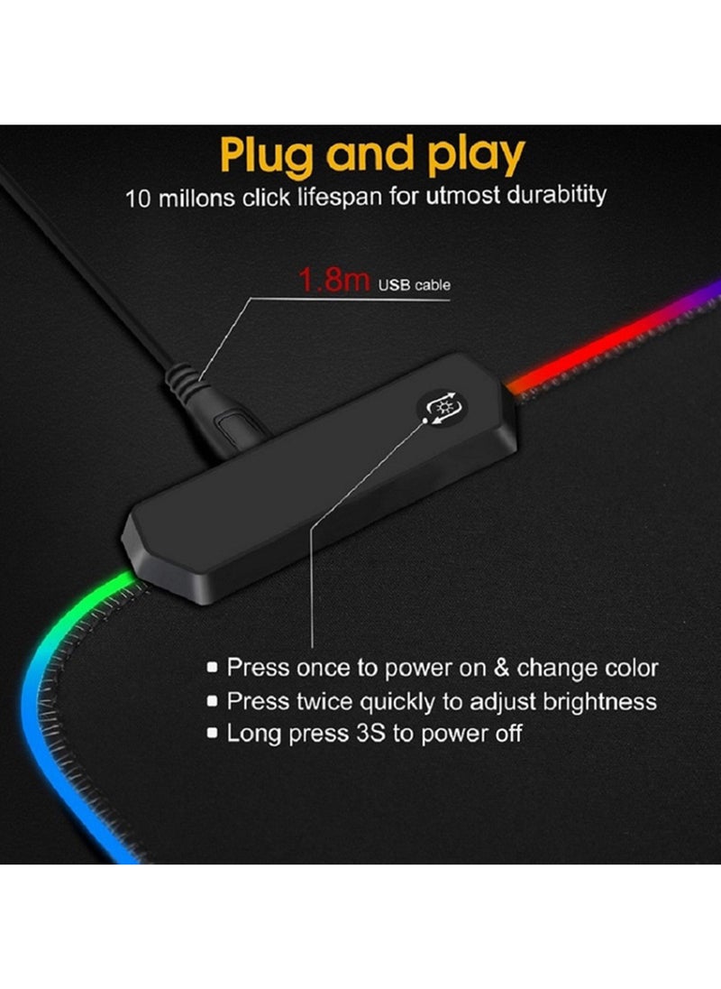 Gaming RGB keyboard Mouse Pad,300*800*4MM - pzsku/Z9B139F90A8DECDE5A4E4Z/45/_/1715657881/2ddfb25a-6fe0-4e76-aef5-70124a68c493