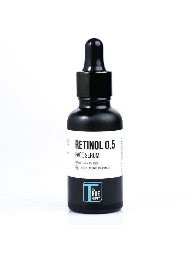 THE TRUE THERAPY Light Weight 0.5% Retinol Face Serum For Antiaging Night Face Serum With Retinol Bisabolol & Squalane Reduce Fine Lines & Wrinkles; For Women & Men 30 Ml  - Image 2