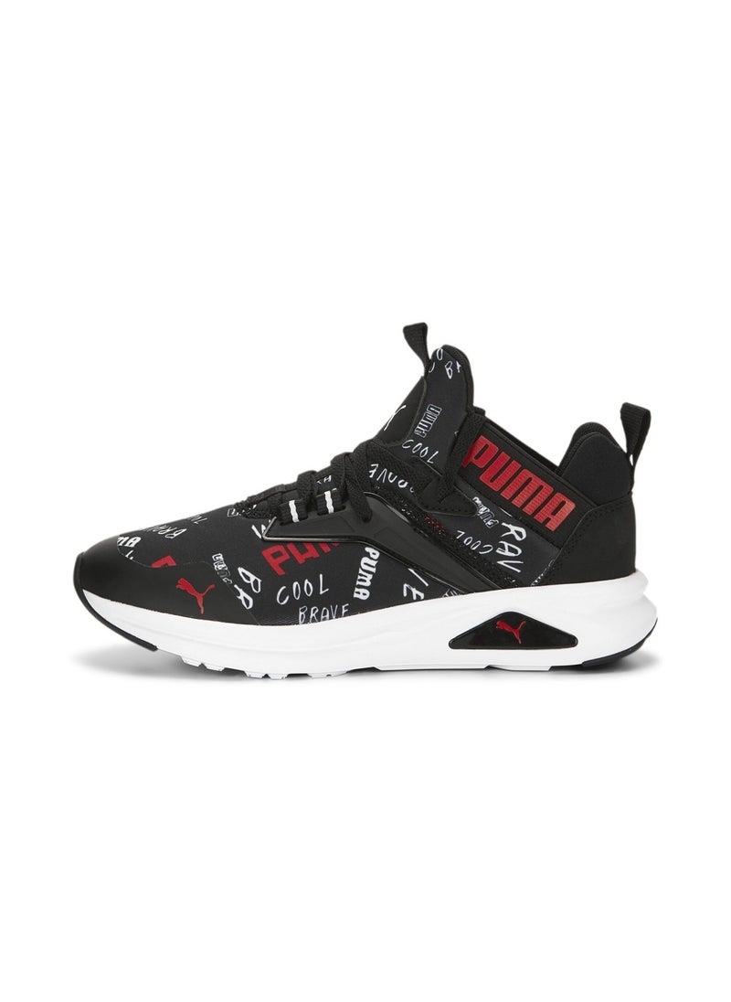 Enzo 2 Refresh Brand Love Youth Unisex Black Shoes