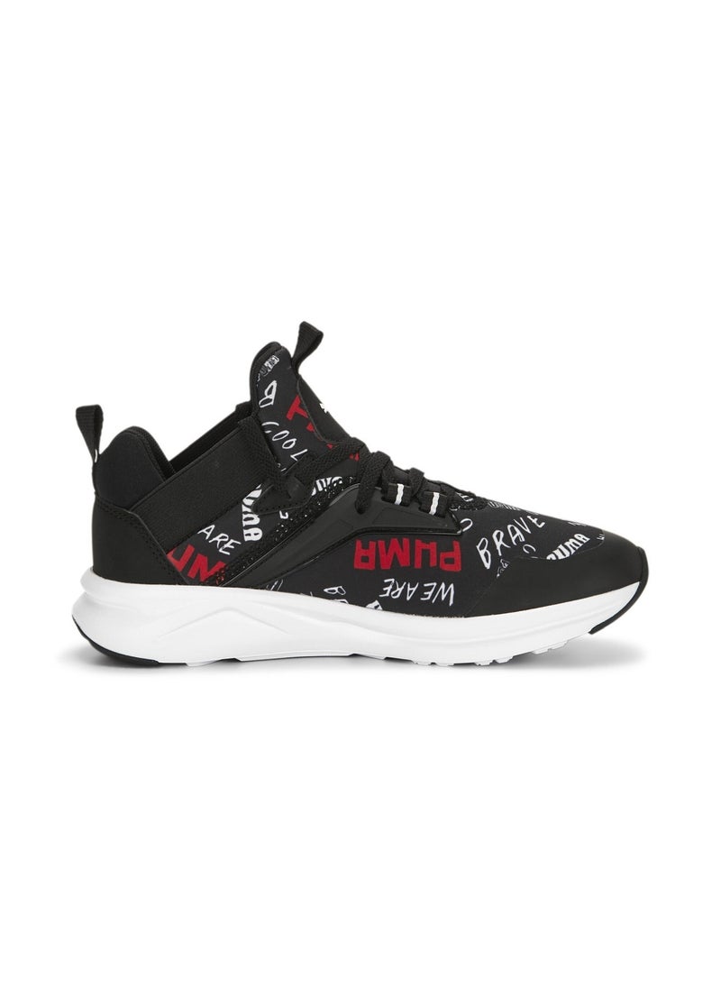 Enzo 2 Refresh Brand Love Youth Unisex Black Shoes