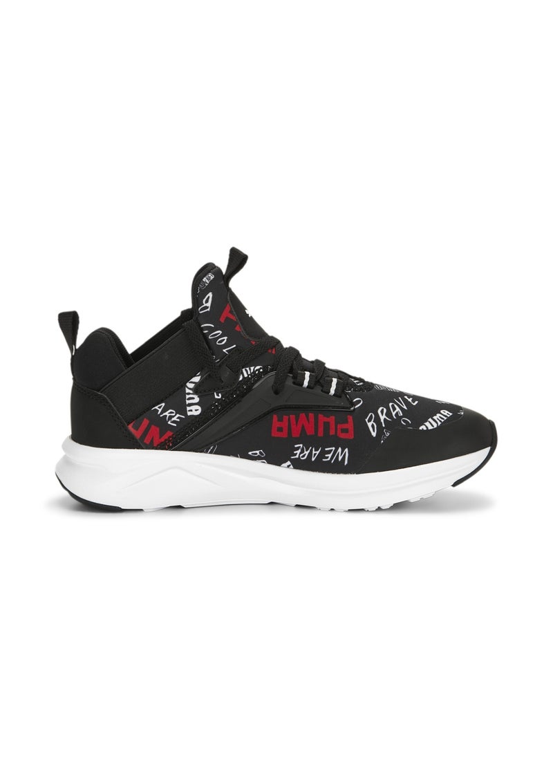 Enzo 2 Refresh Brand Love Youth Unisex Black Shoes