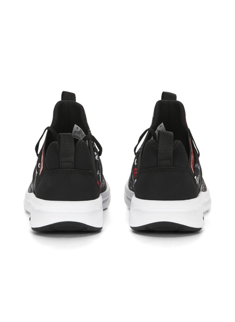 Enzo 2 Refresh Brand Love Youth Unisex Black Shoes