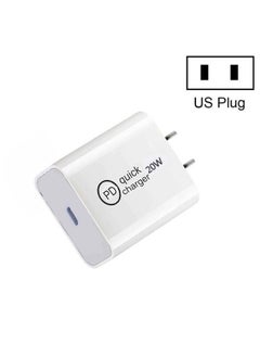 SDC-20W PD 20W Single USB-C / Type-C Interface Travel Charger US Plug