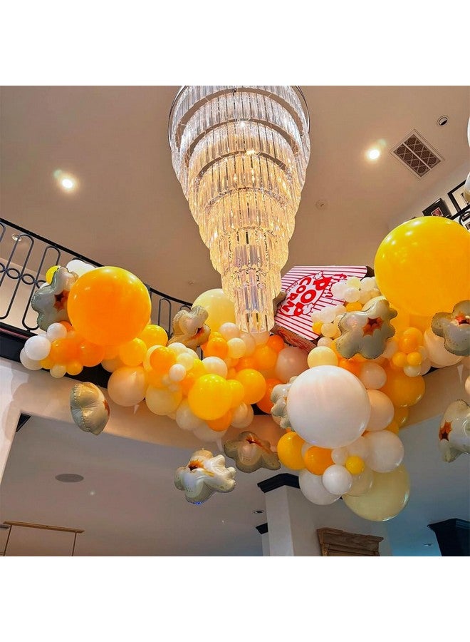 CYMYLAR CYMYLAR 6pcs Cartoon Big Popcorn Balloons Movie Popcorn Foil Balloon for Popcorn Movie Birthday Party Decoration Movie Night Themed Party Carnival Party Slumber Party Kid Food Theme Party Decoration  - Image 4