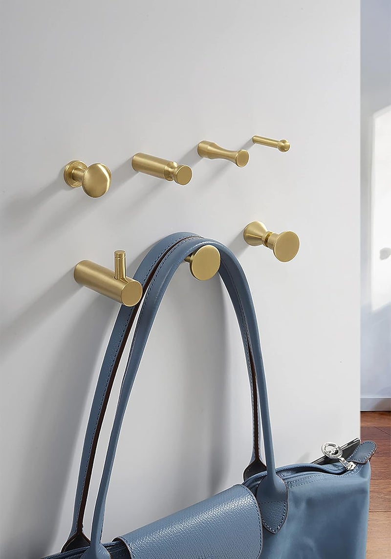 MANTARA B009215 Solid Brass Coat Hook Wall HangerPack of 1 - Image 5
