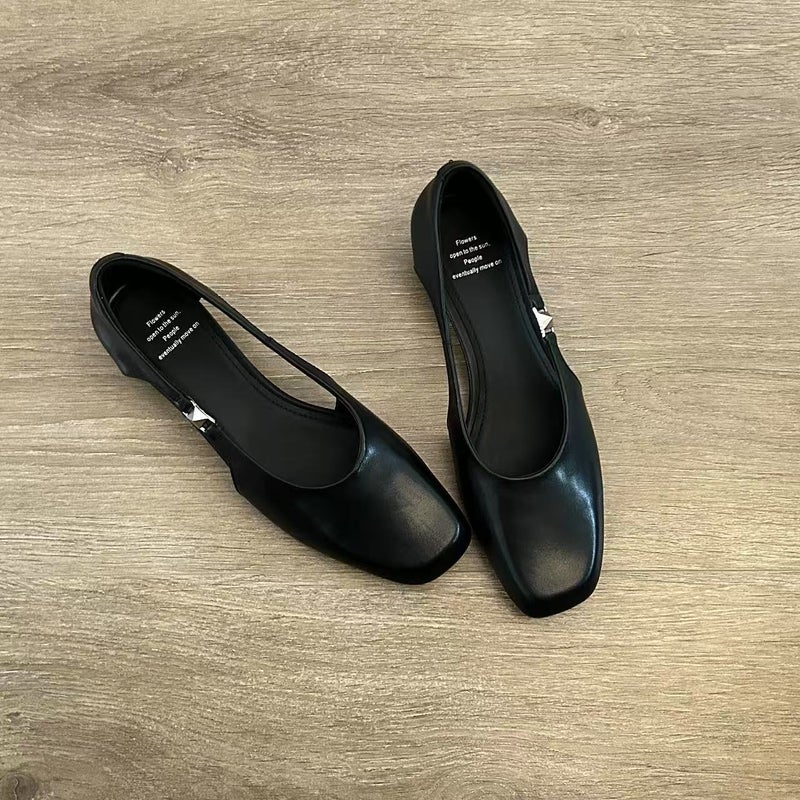 Women's Square Toe Low-top Breathable Mary Jane Shoes - Image 2
