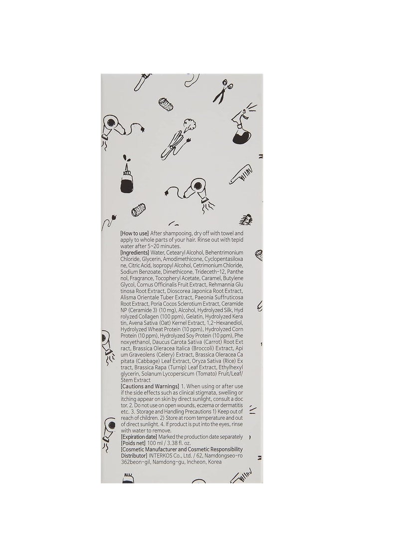 إليزافيكا علاج بروتين طلاء سيراميد بالكولاجين من ميلكي بيجي، أبيض، 3.38 أونصة - Image 4