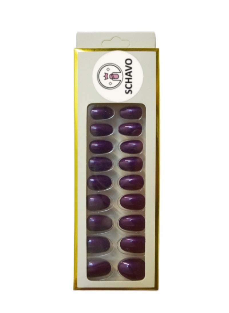 شافو أظافر أرجوانية لامعة - Image 1