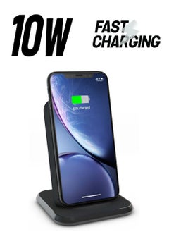 Zens Zens Stand Aluminium Wireless Charger – 10W Fast Charge with USB Port for iPad and Dual Device Charging | Qi Certified, Supports Apple & Samsung Fast Charge  - Image 1