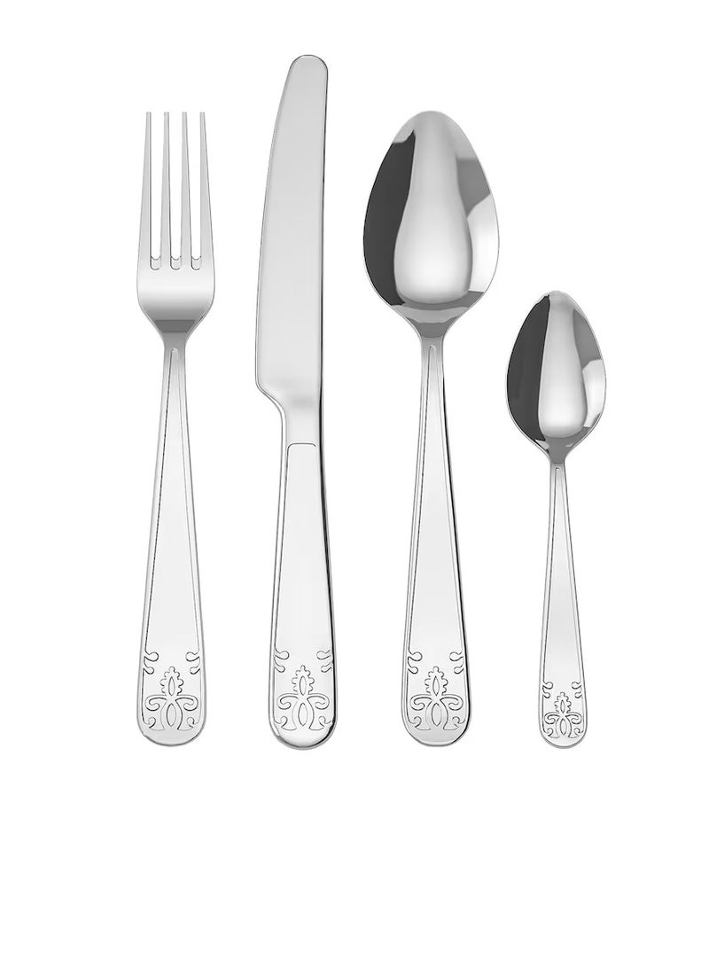 24-piece cutlery set, stainless steel - Image 1