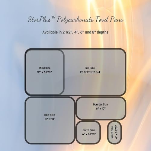 Carlisle FoodService Products Storplus Food Storage Container Food Pan, Chafing Pan with Spoonable Corners for Catering, Buffets, Restaurants, Polycarbonate (Pc), 1/3 Size 6 Inches Deep, Clear - Image 5