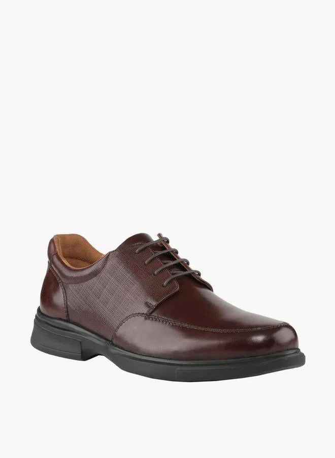 Le Confort Men Lace-Up Leather Derby Shoes