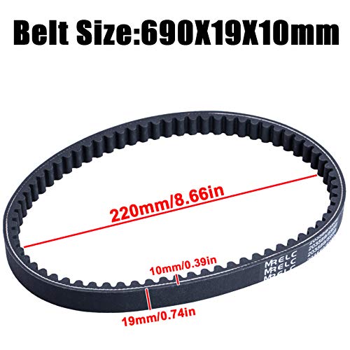 MRELC 3pcs 30 Series Go Kart Drive Belt Replaces Manco 5959 / Comet 203589，Torque Converter Belt - Image 4