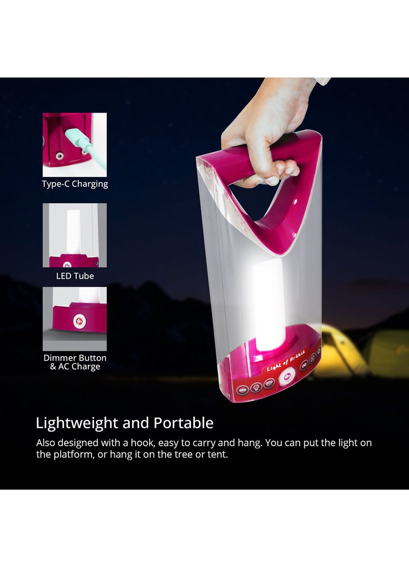 Mr. Light - Powerful LED Flashlight Lantern Torch 200 Hours Working Time Dual Brightness Modes Type-C Charging 360 Angle Coverage - Image 1