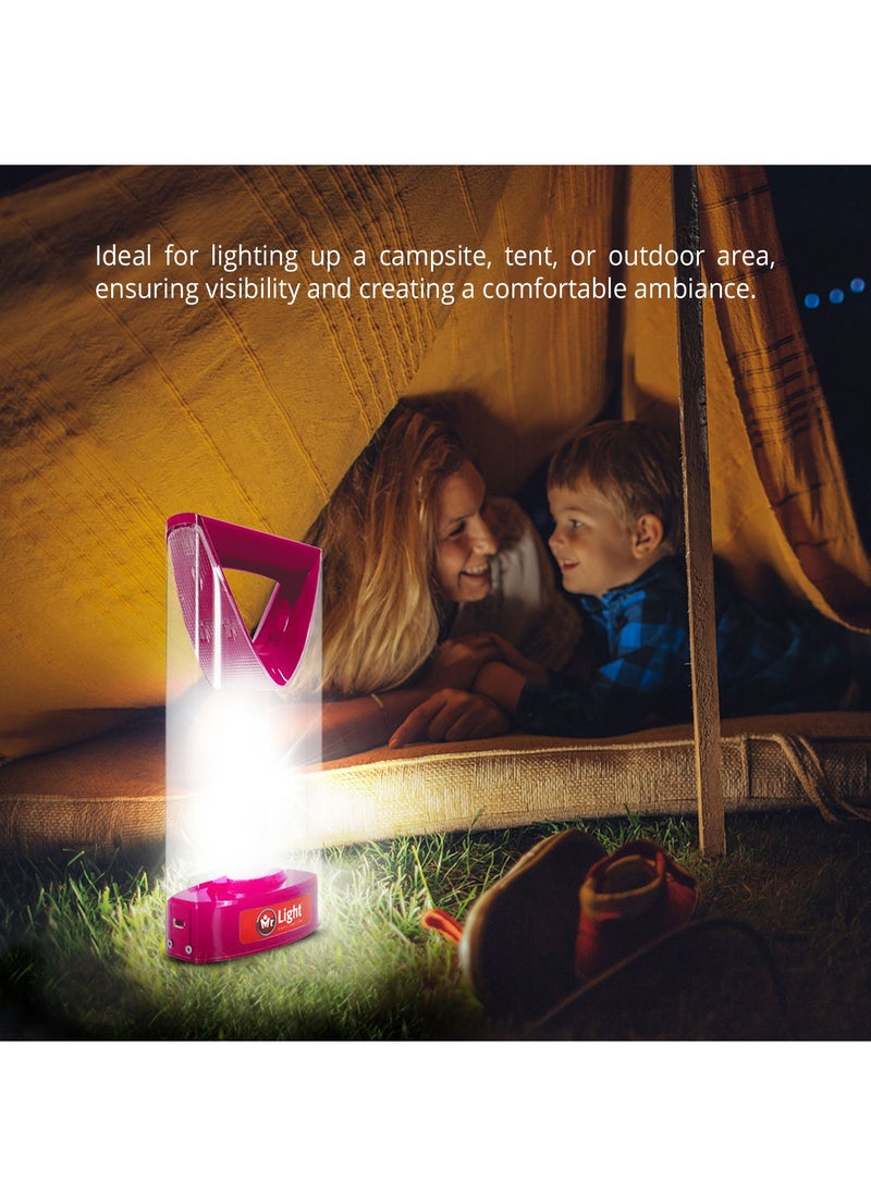 Mr. Light - Powerful LED Flashlight Lantern Torch 200 Hours Working Time Dual Brightness Modes Type-C Charging 360 Angle Coverage - Image 1