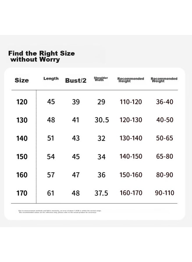 Top melon Dingguagua Children's Vest, Winter Three-layer Padded Thickened Student School Uniform Accessory, Inner Wear Girls' Vest Inner Layer, Pink 140 - Image 5