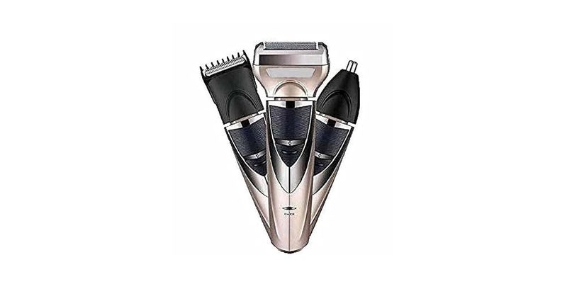 Concepta Men Professionals Design 3 In 1 Perfect Shaver, Hair Clipper And Nose Trimmer Rechargeable Beard And Moustaches Hair Machine And Trimming With Cord And Without Cordless Use.(Black Colour) - Image 5