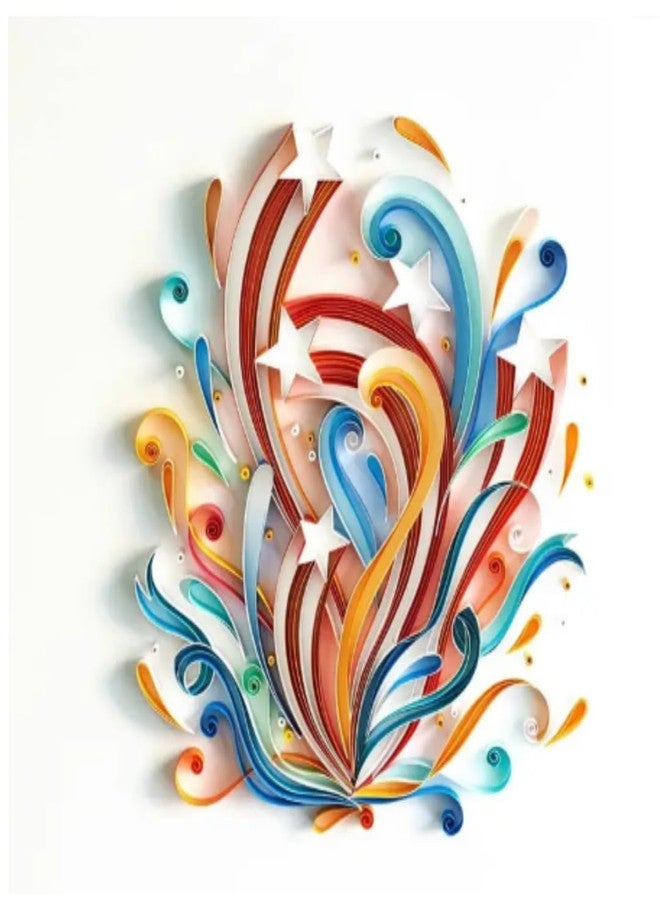 KHUSHA CREATIONS All-in-One Paper Quilling Craft Kit for Beginners | 20+ Tools & Accessories with Colorful Strips, Glue, Quilling Board, Beads & Hooks | DIY Art & Craft Set for Kids & Adults | Paper Craft Making Kit - Image 5
