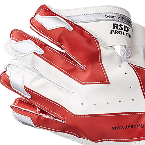 SG RSD Prolite Wicket Keeping Gloves | Leather | Men’s Size | Leather | Adult | Soft & Flexible Upper | PP Sheet for Extra Grip | Intermediate Level | Ideal for Ages 15+ | Comfortable Fit - Image 5