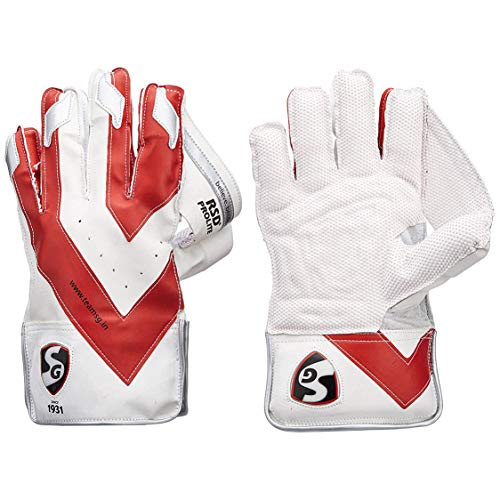 SG RSD Prolite Wicket Keeping Gloves | Leather | Men’s Size | Leather | Adult | Soft & Flexible Upper | PP Sheet for Extra Grip | Intermediate Level | Ideal for Ages 15+ | Comfortable Fit - Image 1
