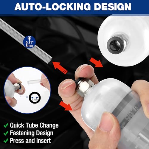 WORKPRO 200CC Manual Fluid Extractor, Multi-Purpose Oil Syringe Suction Pump, Manual Extraction and Filling Pump, Automotive Oil Syringe - Image 4