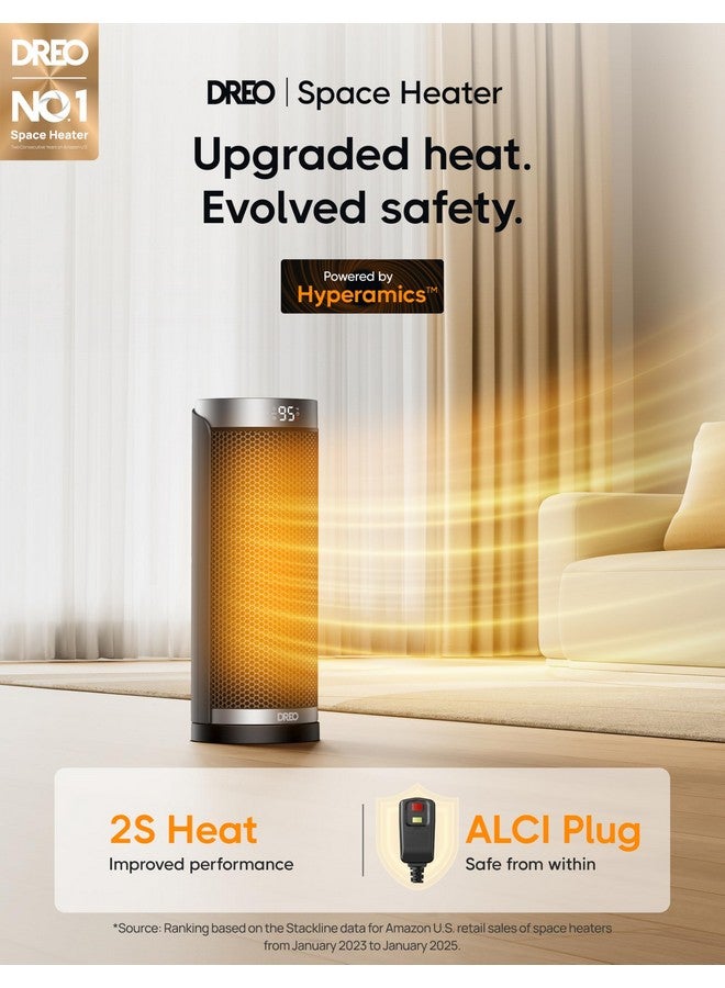 Dreo Dreo Space Heater for Bathroom and Indoor, 70°Oscillating, 5 Modes, Remote for Home Bedroom, 12H Timer, with ALCI Safety Plug  - Image 2