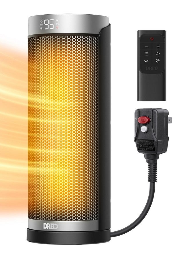 Dreo Dreo Space Heater for Bathroom and Indoor, 70°Oscillating, 5 Modes, Remote for Home Bedroom, 12H Timer, with ALCI Safety Plug  - Image 1
