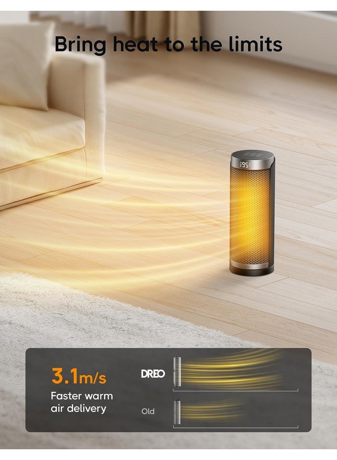 Dreo Dreo Space Heater for Bathroom and Indoor, 70°Oscillating, 5 Modes, Remote for Home Bedroom, 12H Timer, with ALCI Safety Plug  - Image 4