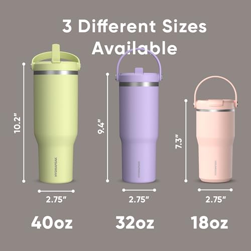 Hydrapeak Nomad 32 oz Tumbler with Handle and Straw Lid, Leakproof, Double Insulated, 32oz Cup Stainless Steel (Mocha) - Image 5