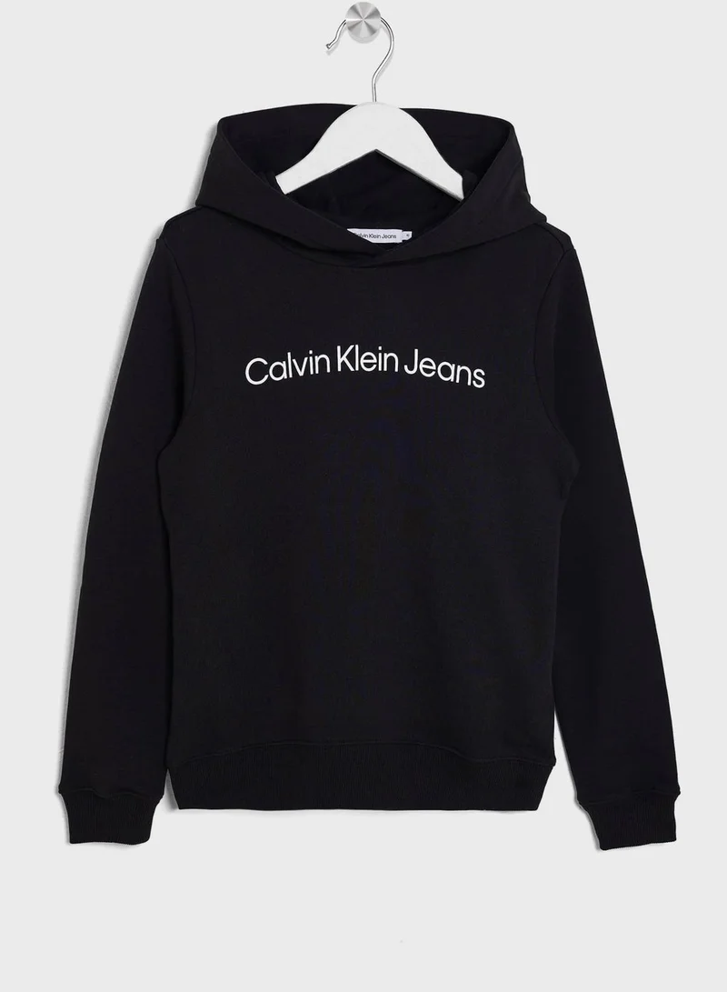 Calvin Klein Jeans Youth Logo Hoodie