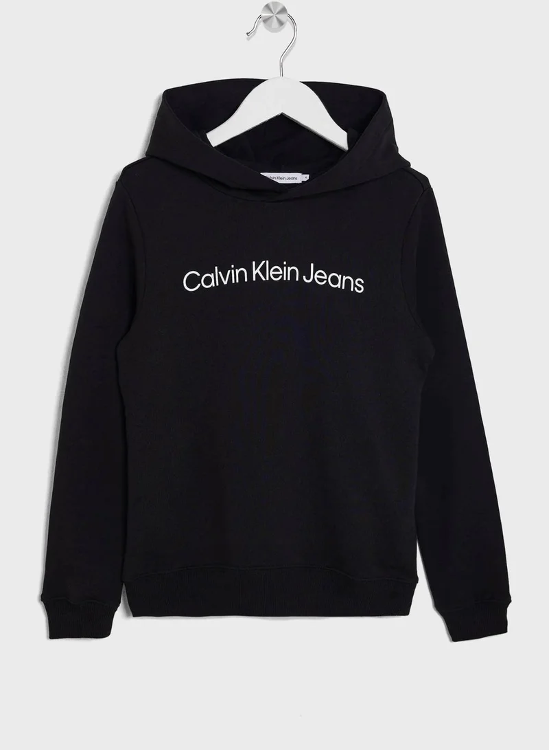 Calvin Klein Jeans Youth Logo Hoodie