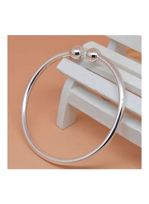 Plated Open Hand Cuff Bracelet